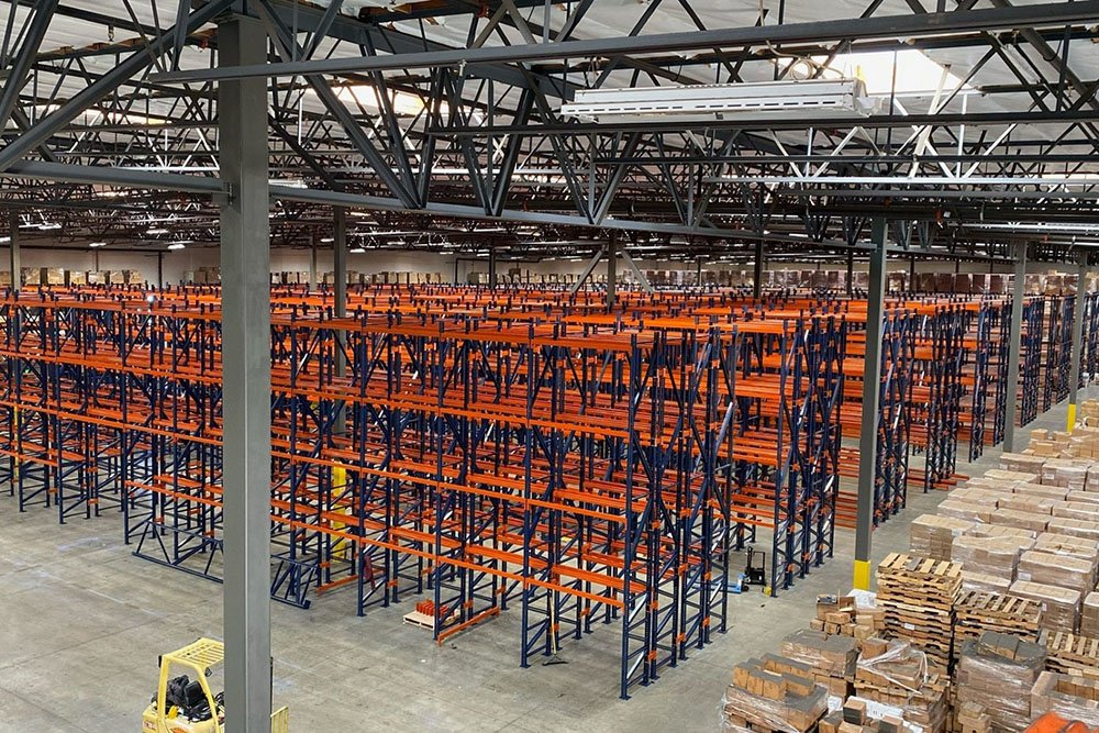 MENA 3PL double-deep racking hub by AME Rack
