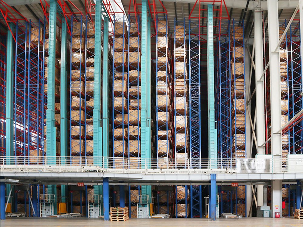 Monterrey beverage ASRS unit-load 6 cranes 24m height