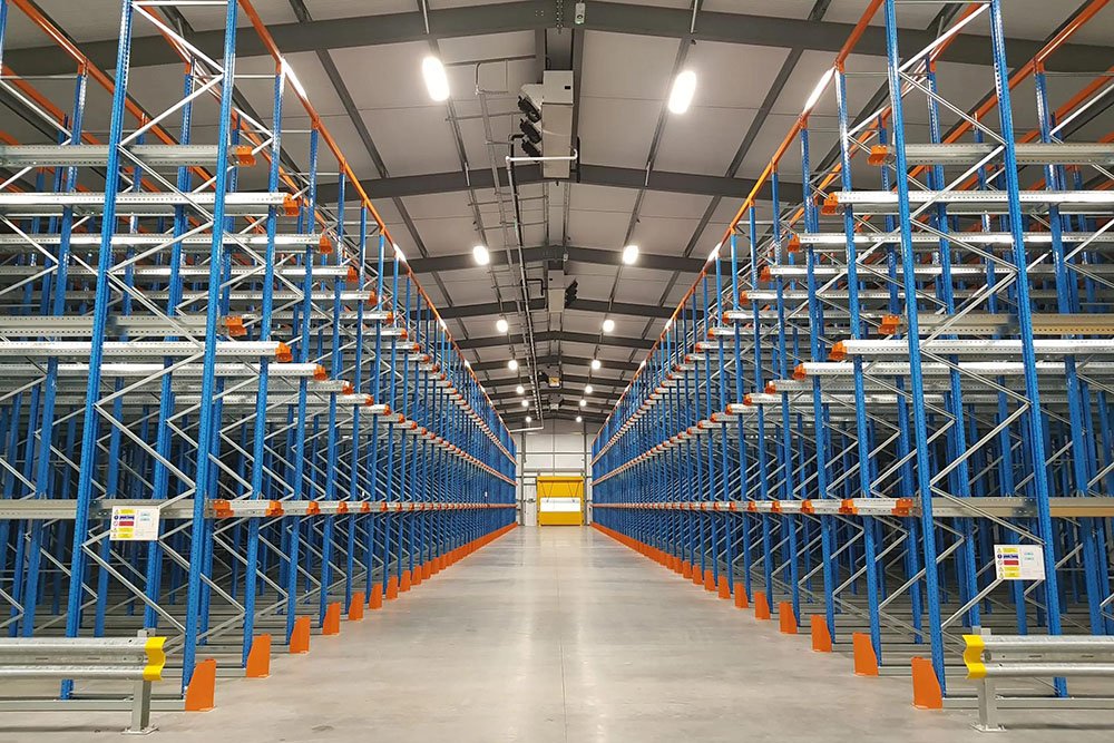 Drive-In Racking for refrigerated warehousing by AME Rack