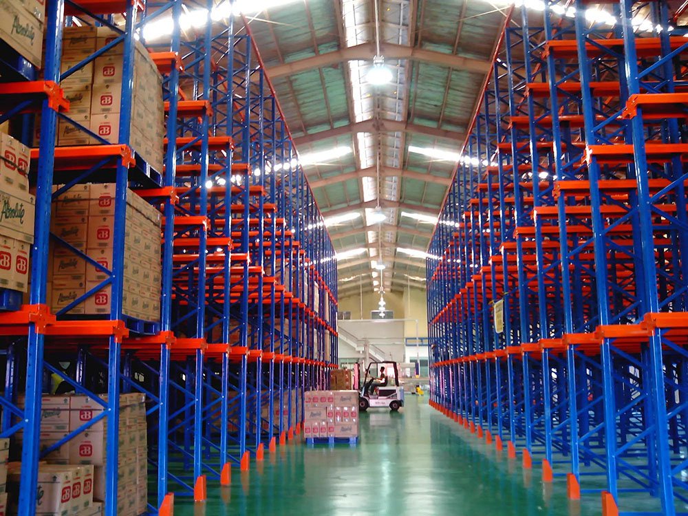 Unilever 26,000 sqm drive-in racking project by AME Rack