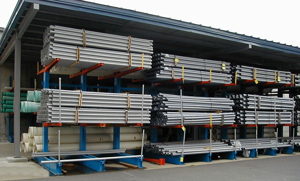 Dubai pipe distributor double-sided cantilever rack