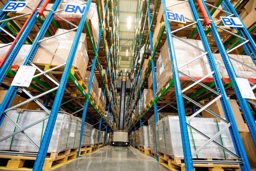VNA Racking (HDG) for refrigerated warehousing by AME Rack