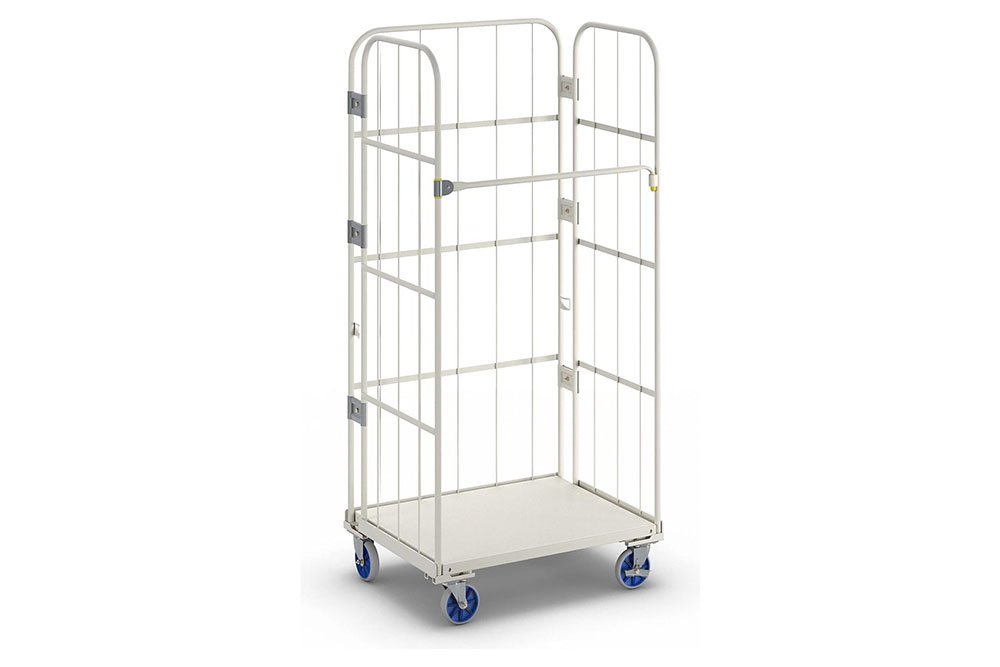 3-Sided roll container for retail replenishment and supermarket by AME Rack