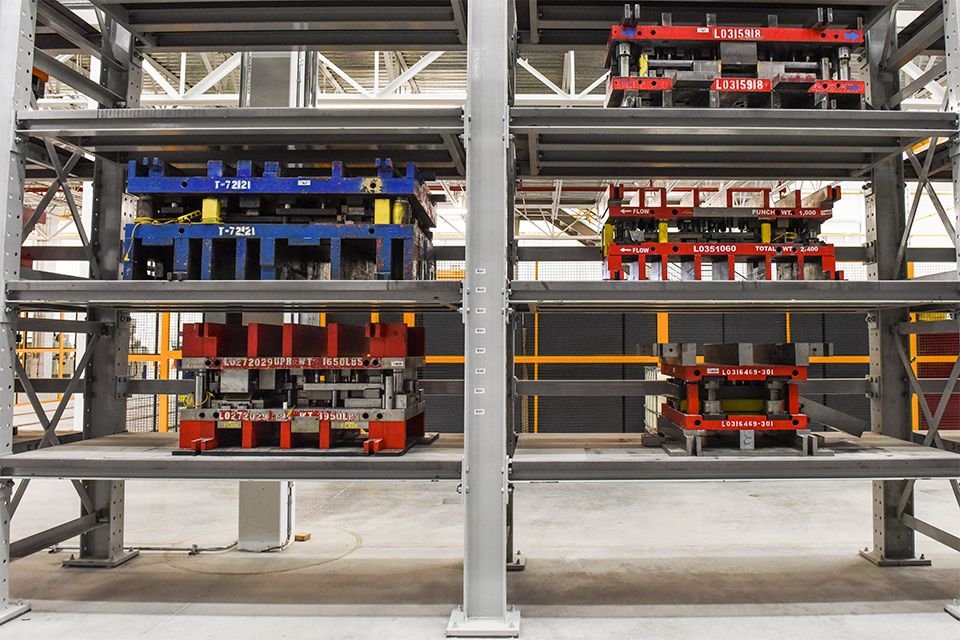 H-Steel Ultra Heavy-Duty Mold Rack 5000-8000kg for large stamping and forging dies by AME Rack