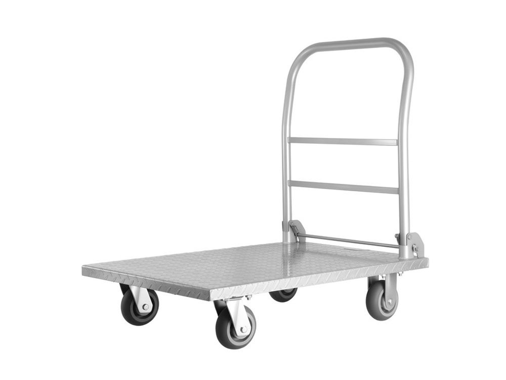 304 stainless steel platform trolley for cleanroom and pharma by AME Rack