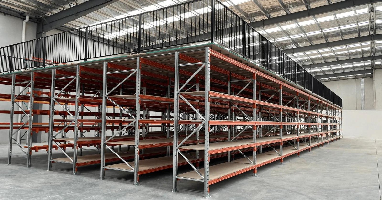 Copenhagen pharma 2-tier mezzanine rack vial picking