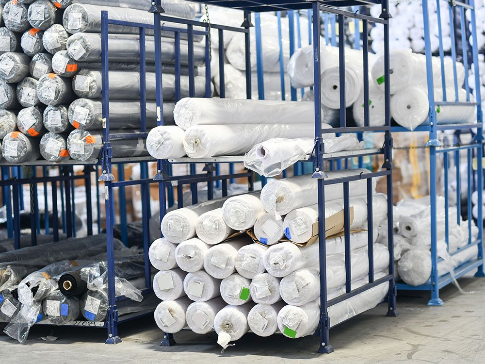 Stackable fixed 4-post stack rack for tires parts and general storage