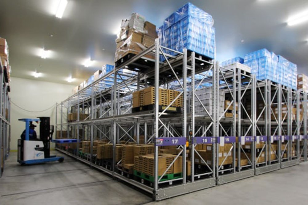 Urban pharma cold-chain DC mobile pallet racking case study in Singapore