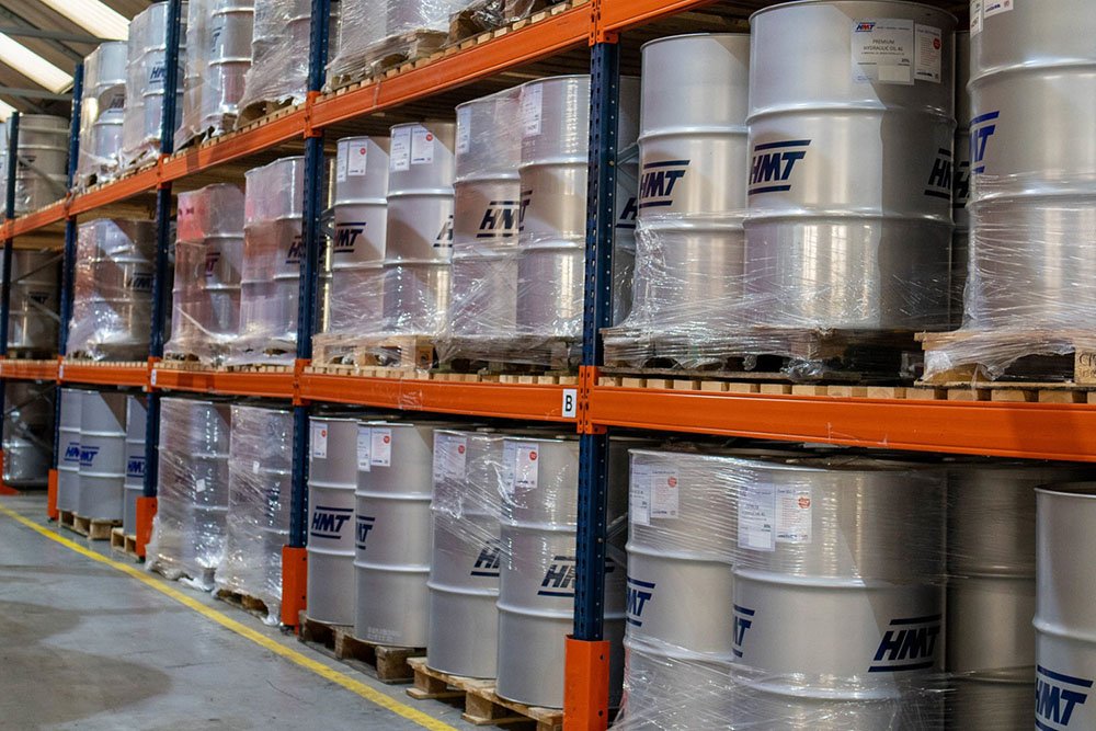 MENA petrochemical depot drum racking project by AME Rack