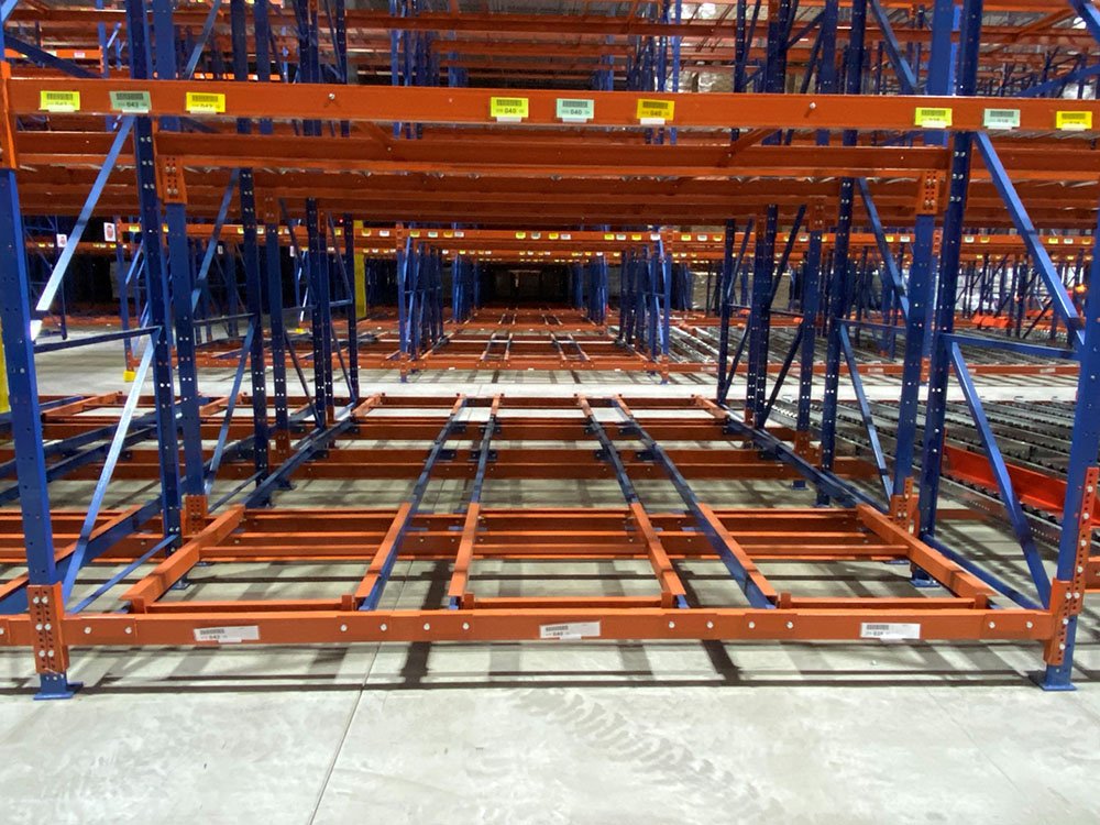 Frozen Food Cold-Storage DC push back racking case study in 🇨🇿 Czech Republic