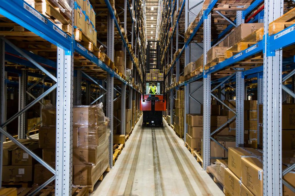 Singapore cold storage VNA HDG racking tall bay
